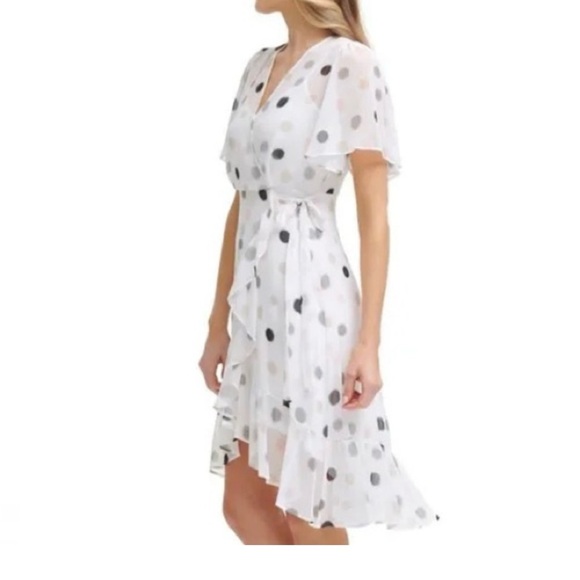 Calvin Klein Faux Wrap Dress - Picture 1 of 11